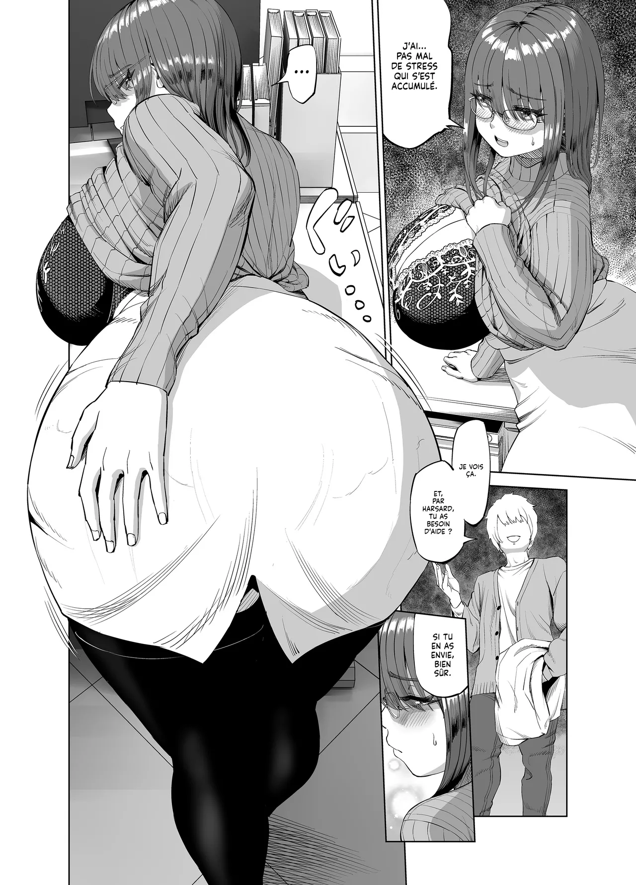 Senpai no Stress Kaishou | Soulager le stresse de ma Collègue page 9 full