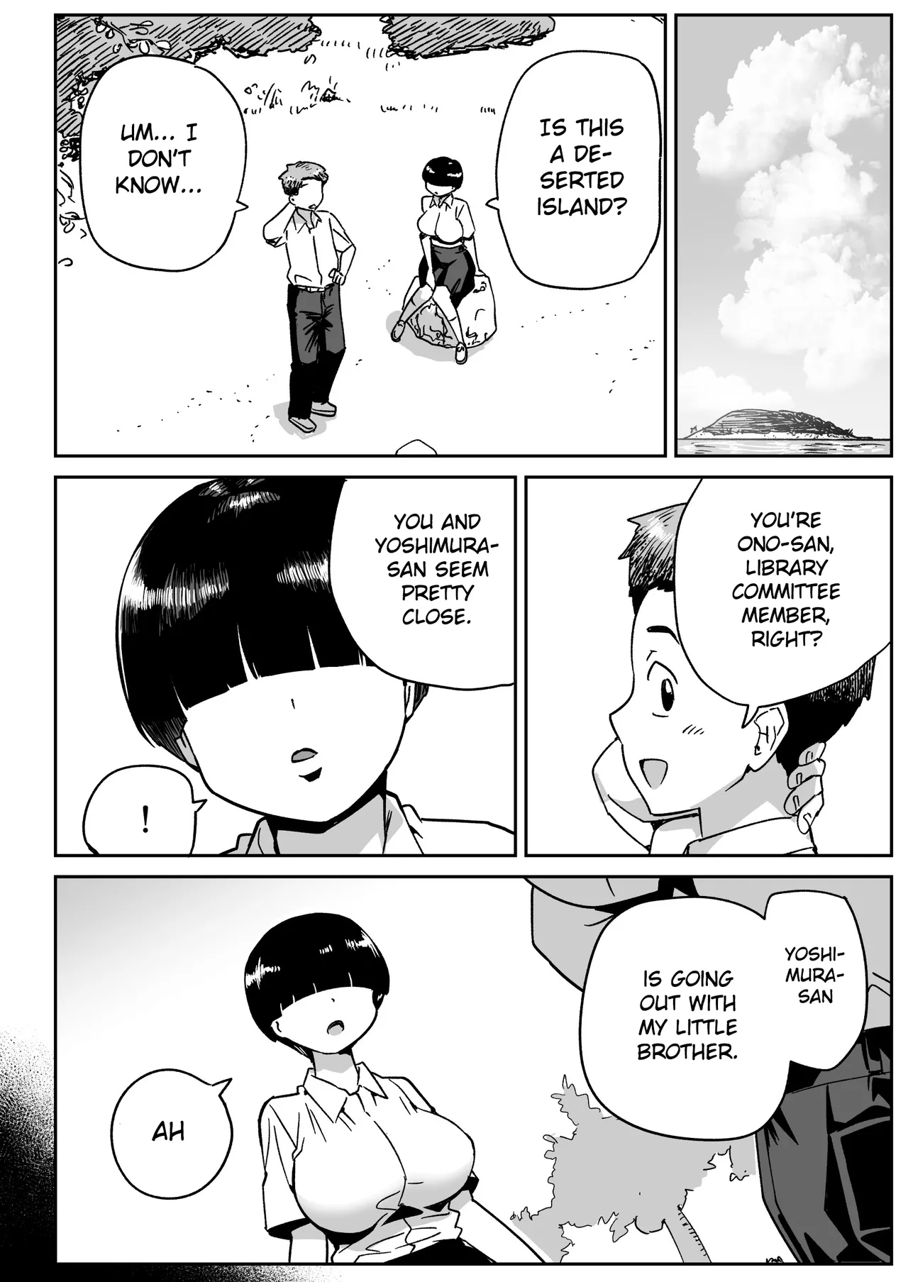 Mujintou no Ono-san | Ono-san on an uninhabited island page 3 full