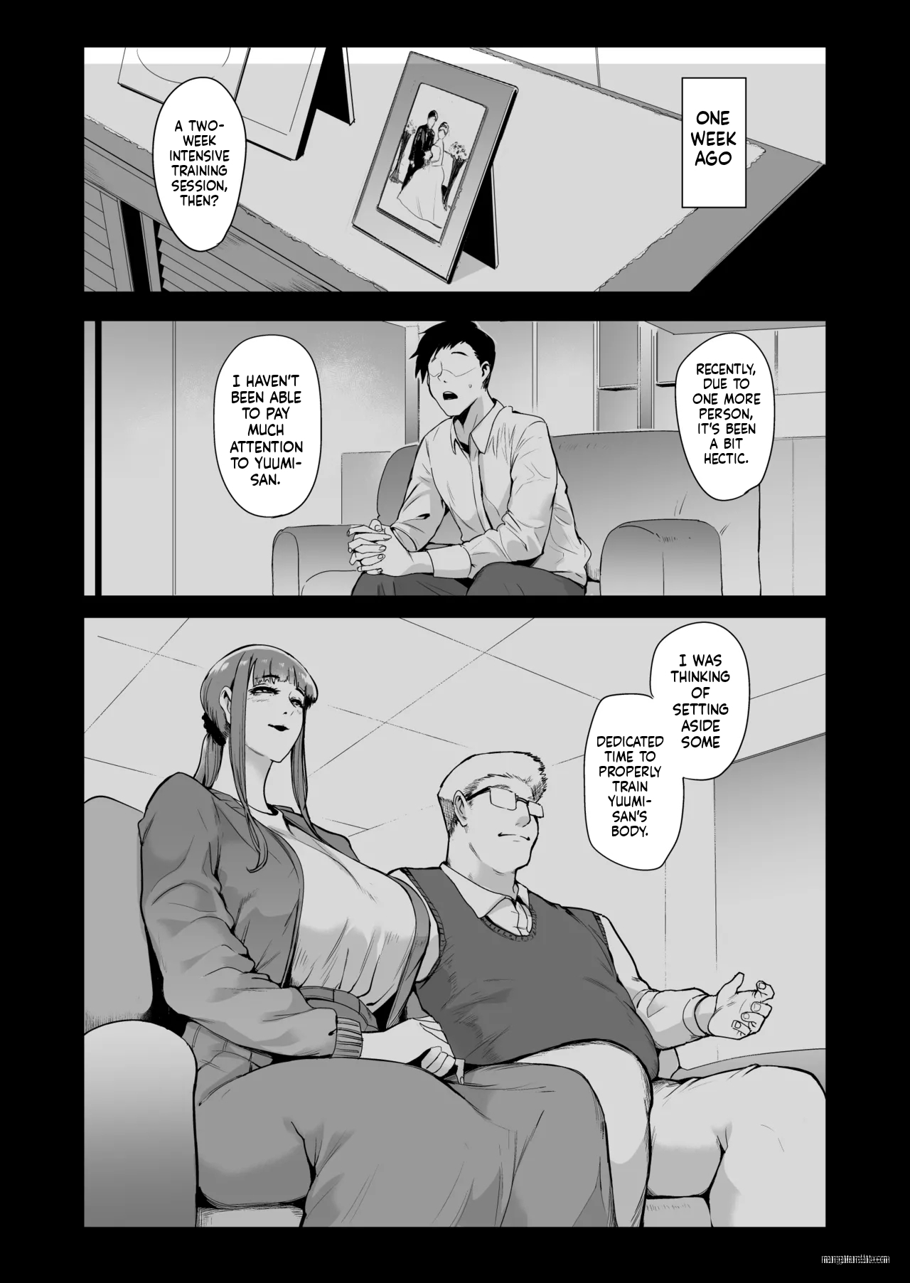 Fella Mask Fujin Kanketsu Hen ~Otto no Mae de Midareru Mask Dorei Zuma-tachi~ page 3 full