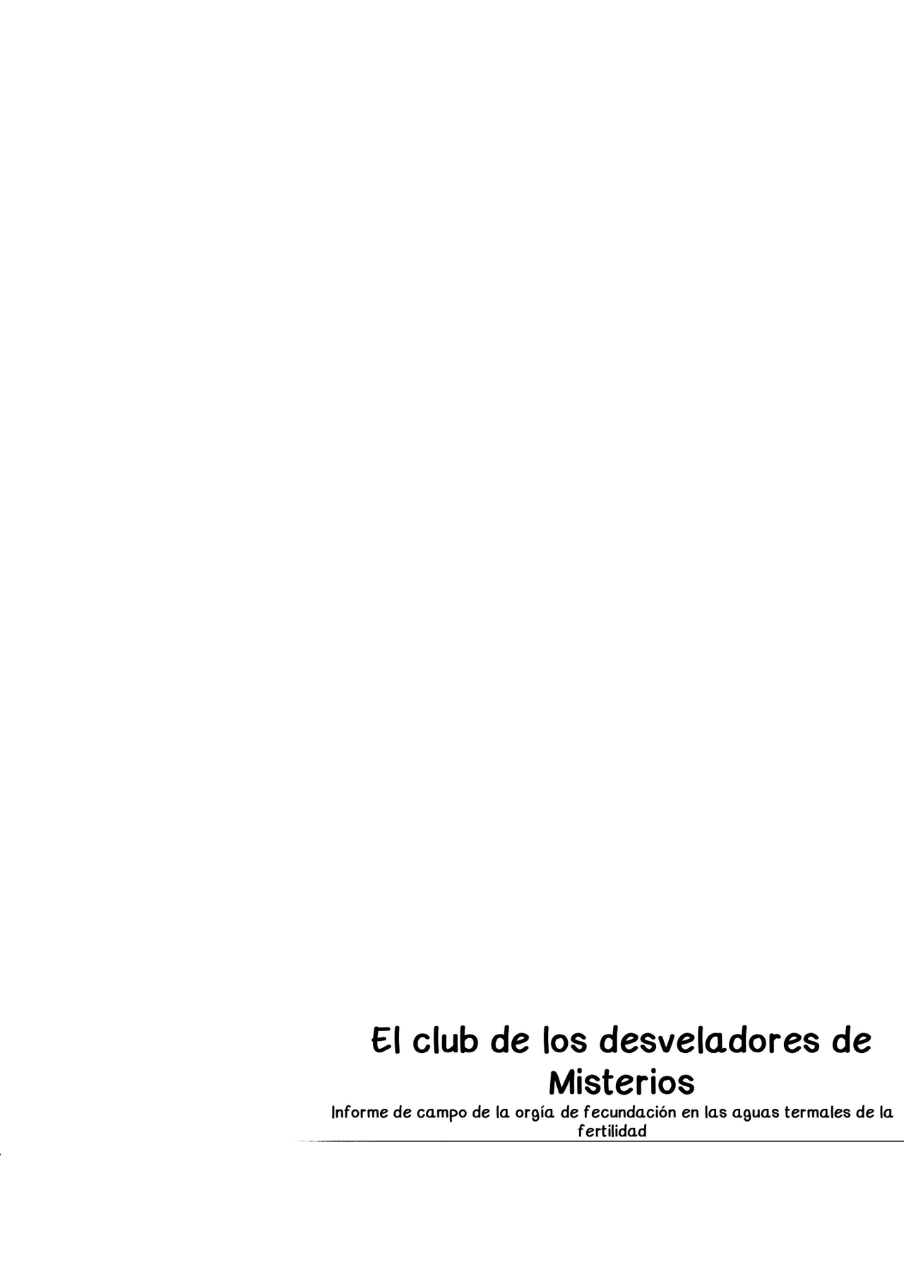 Himitsu Meikyuu Circle׃ Kodakara Onsen de no Rankou Tanetsuke Taiken Houkoku｜El Club de los Desveladores de Misterios׃ Informe de campo sobre la experiencia de orgía de inseminación en las aguas termales de la fertilidad page 3 full