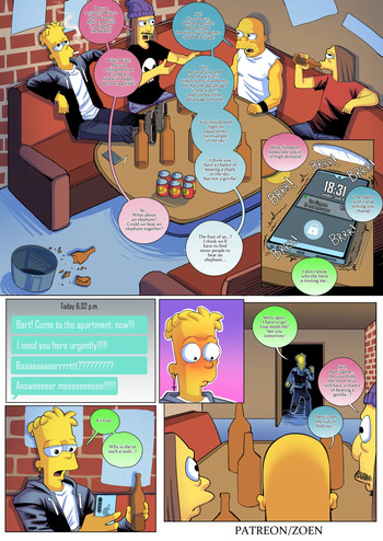 The Simpsons - Chat With Lisa (MiniComic) By:Zoen cover