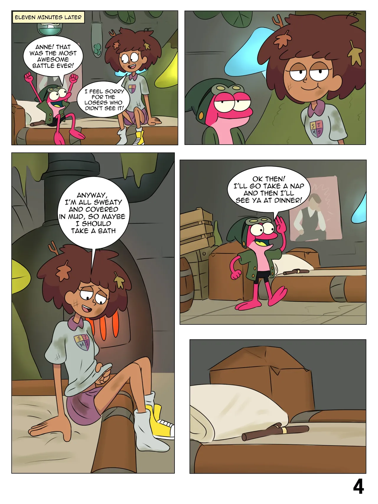 Oh My Frog! WIP page 6 full