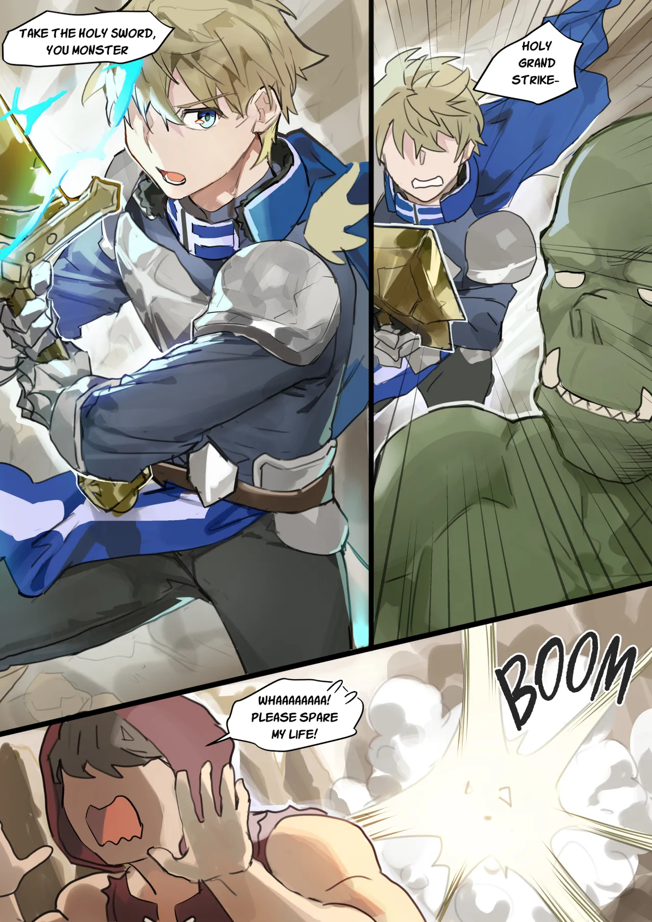 The Legend of D*ck the Hero: Episode 1 page 6 full