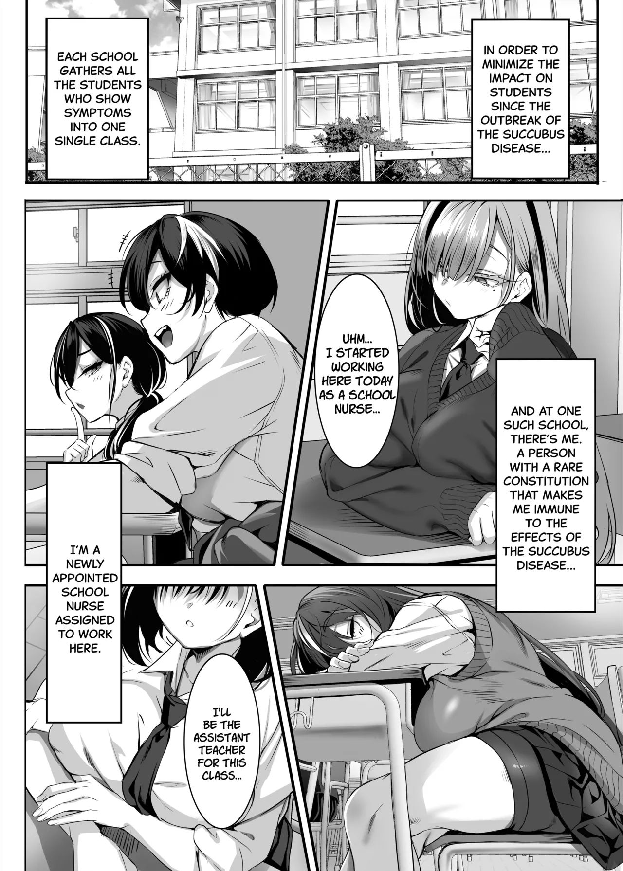 2-nen E-gumi Zenin Succubus Shusseki Bangou 5-ban Onihara Mei no Baai page 11 full
