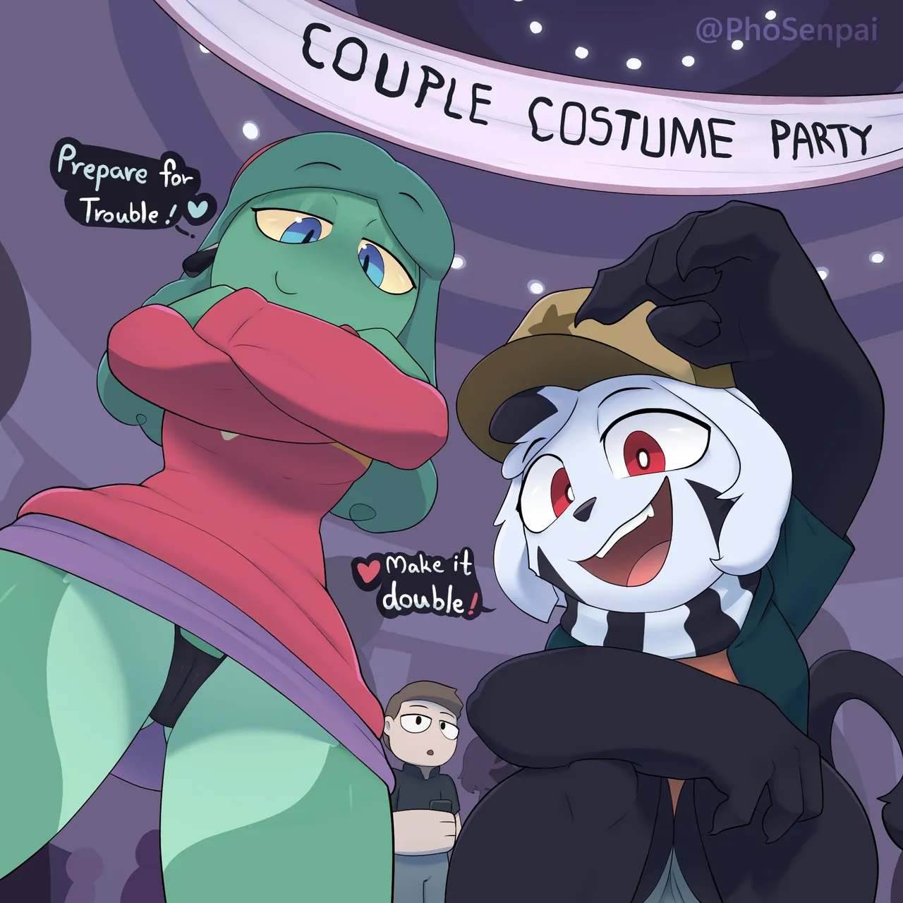 Just Two Rascals Sabotaging a Party page 1 full