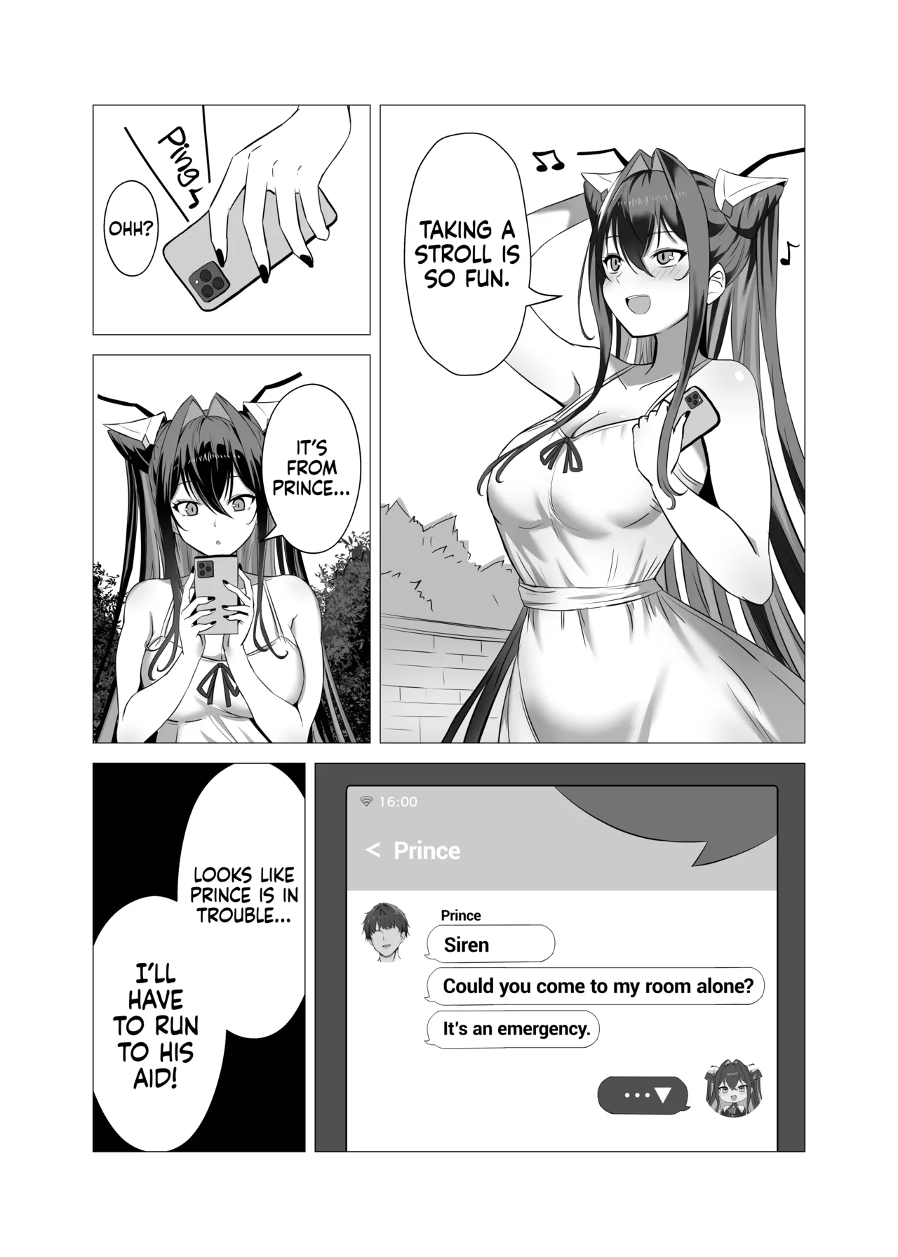 Siren to Chiisaku Natta Shikikan | Siren and the Commander Who Became Small page 3 full