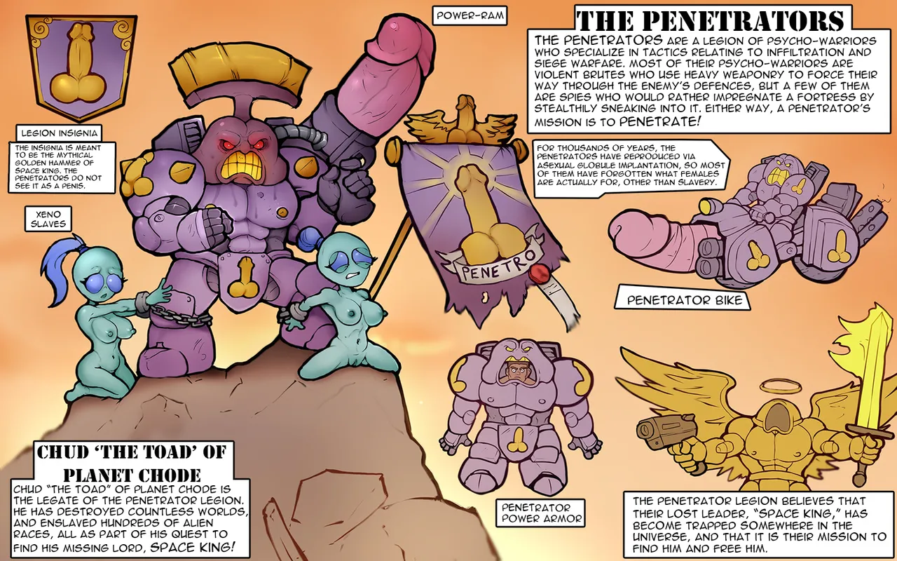 Space King: The Penetrators page 1 full
