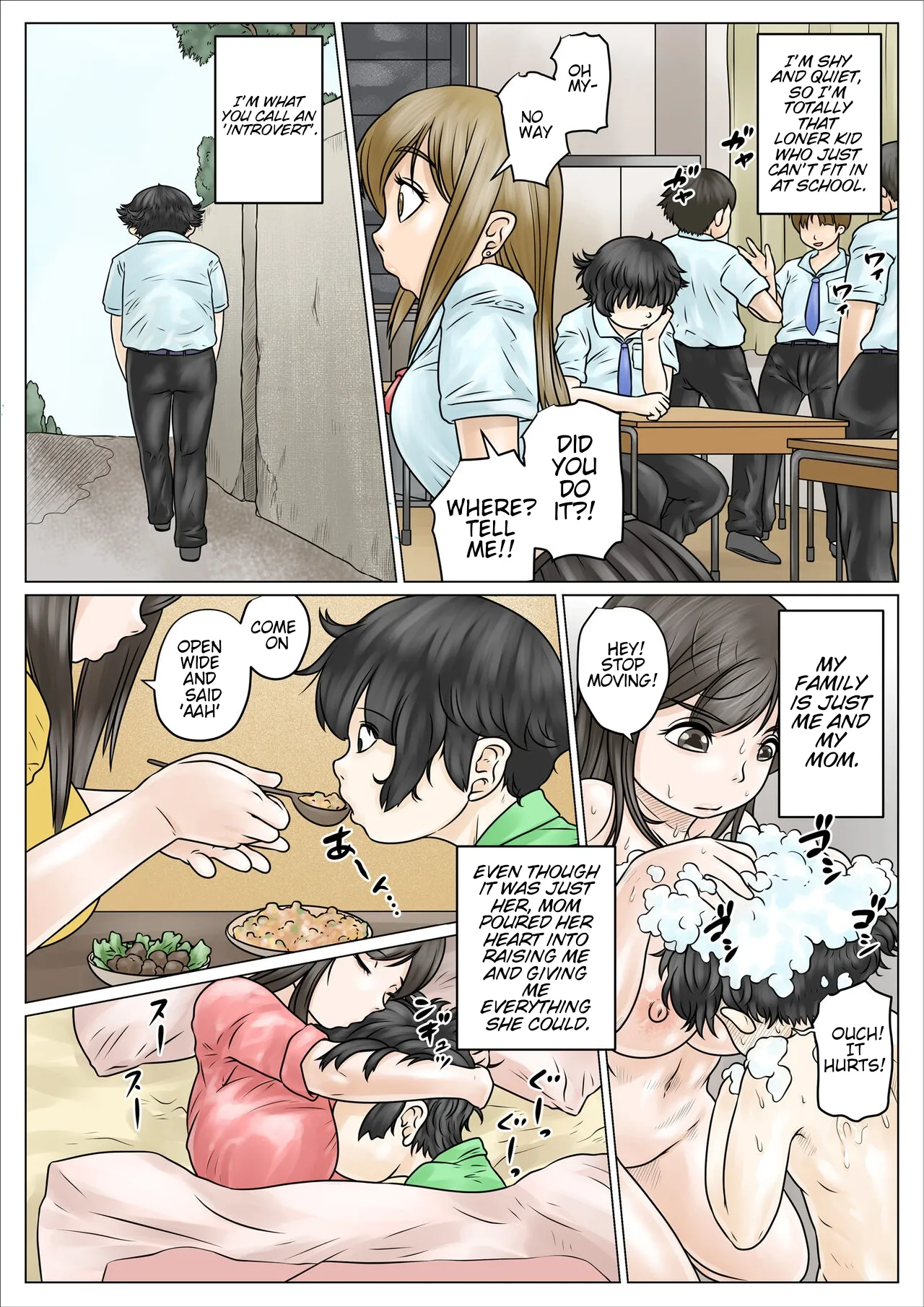 That horny curvy mama that is crazy about her son and won't let him go. page 3 full