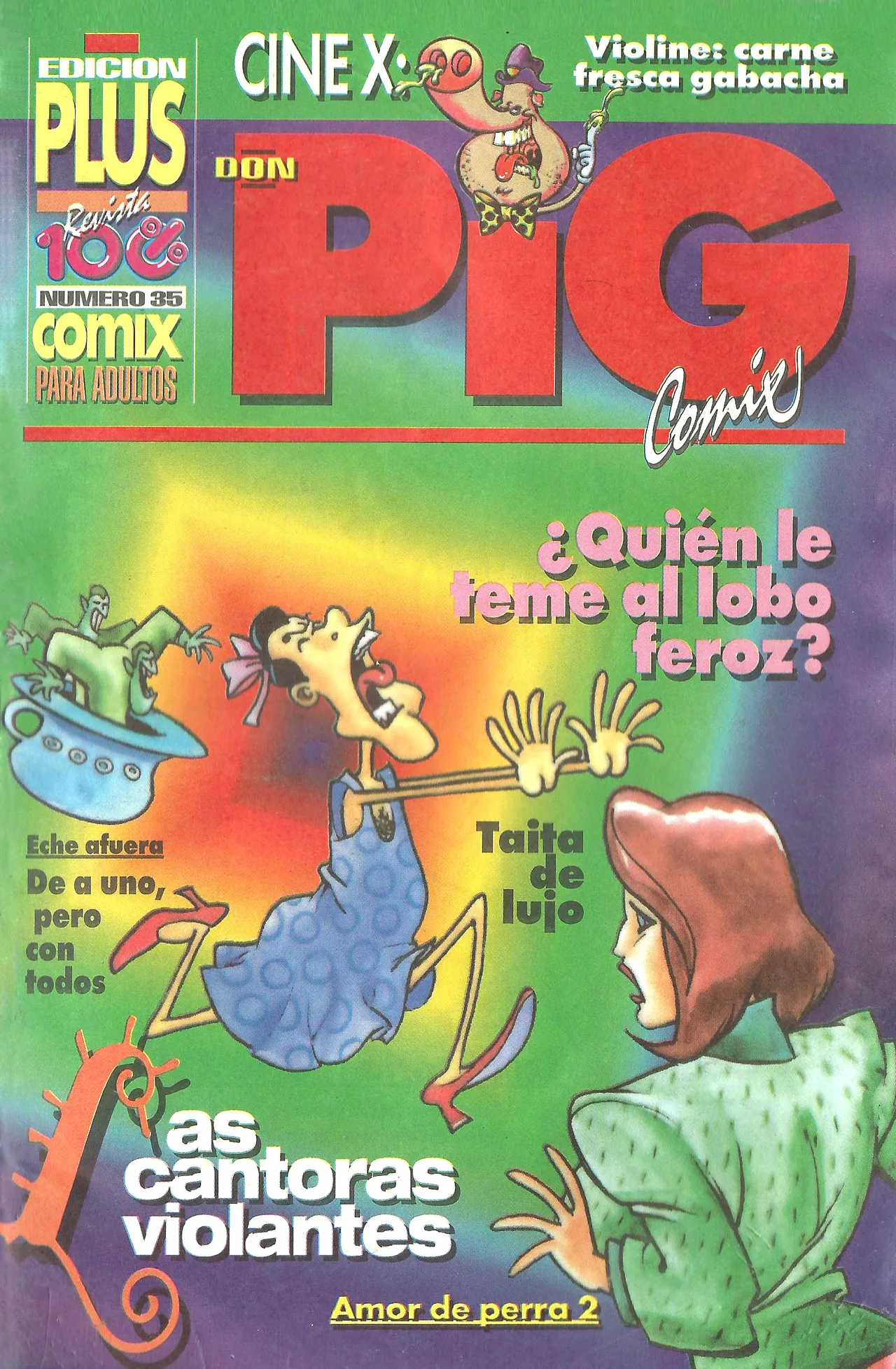 DON PIG COMIX  - 35 suplemento de la Revista 100% page 1 full