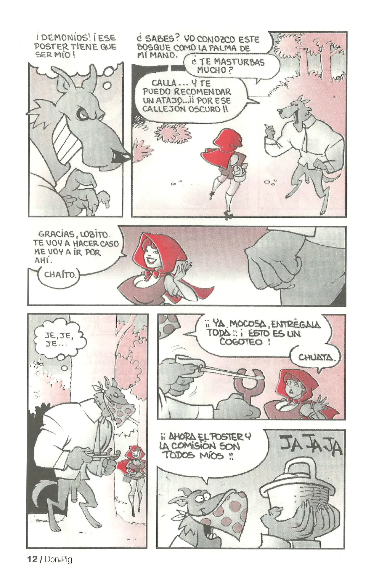DON PIG COMIX  - 35 suplemento de la Revista 100% page 12 full
