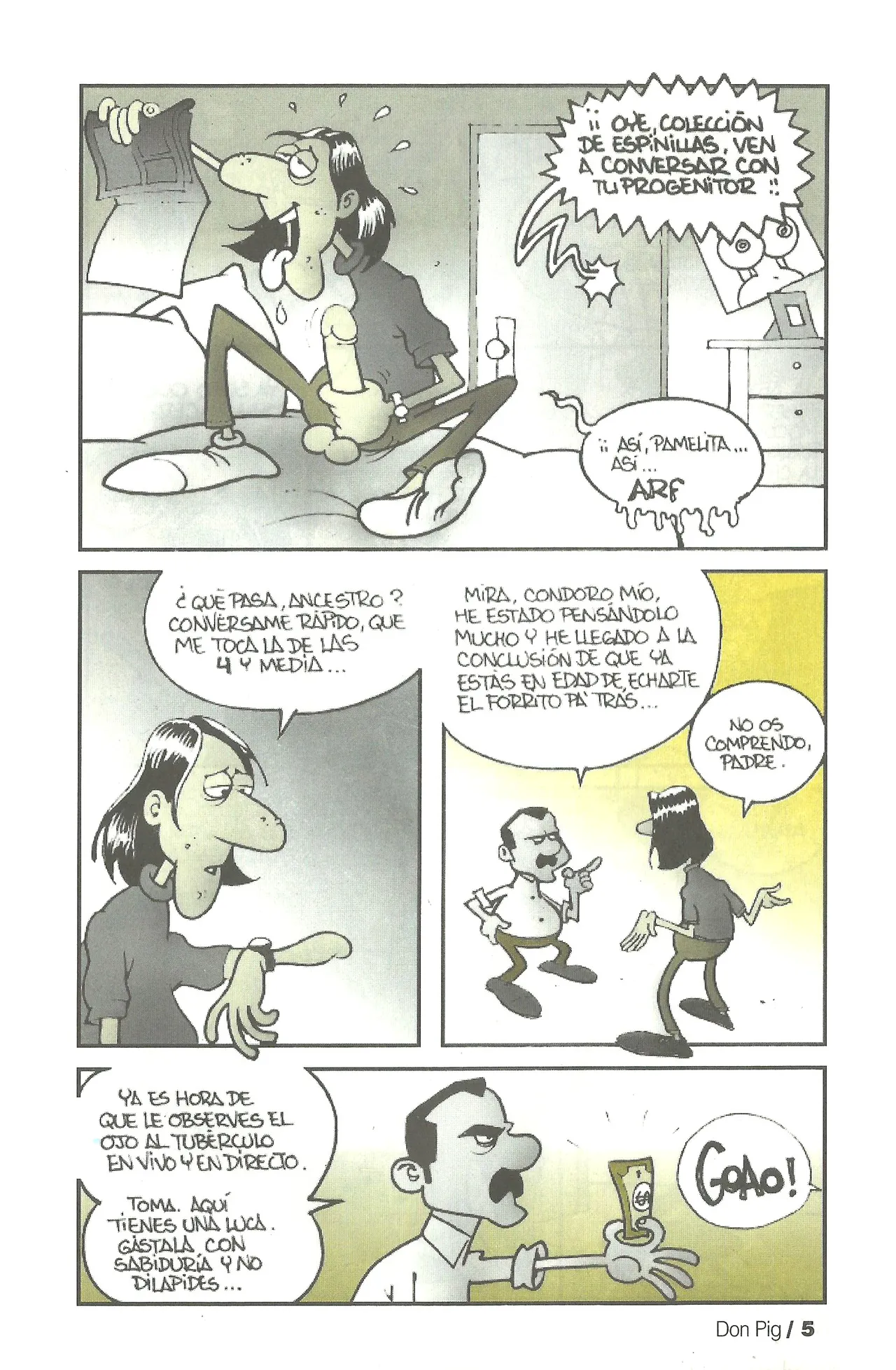 DON PIG COMIX  - 35 suplemento de la Revista 100% page 5 full
