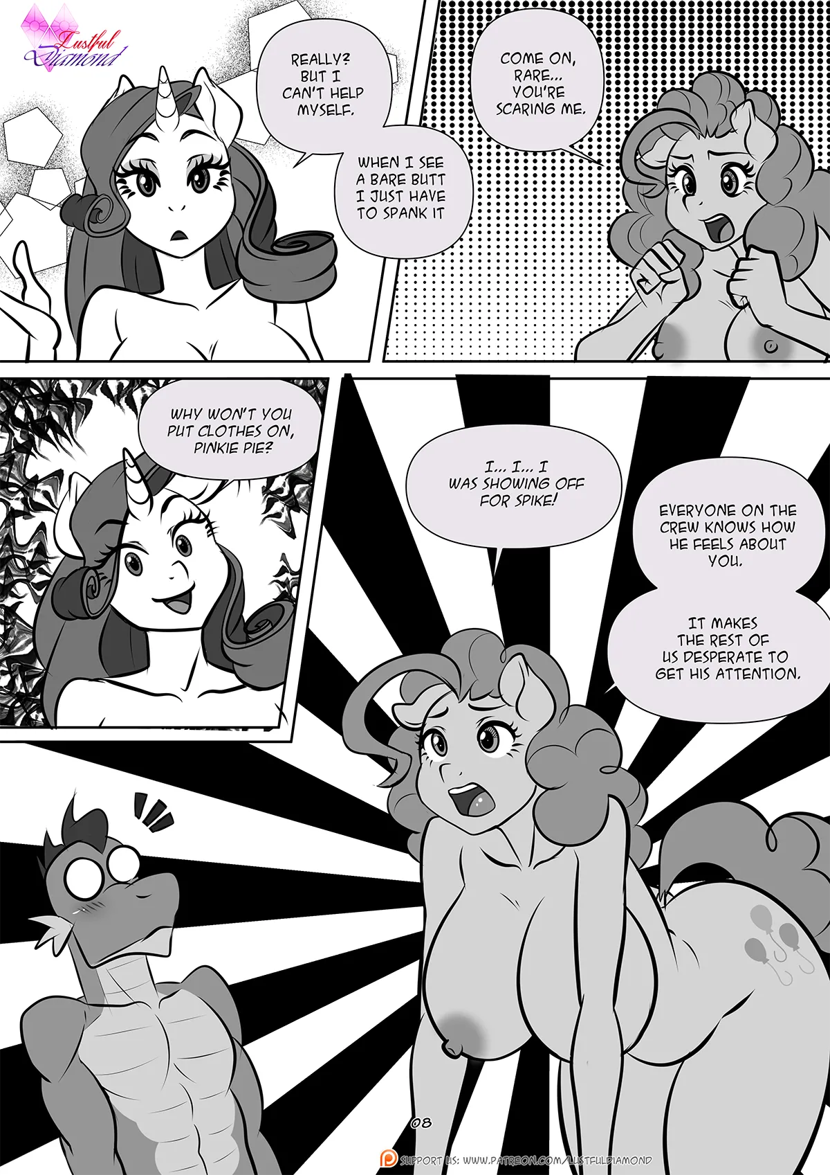 Lustful Diamond - Pink in the Halls page 10 full