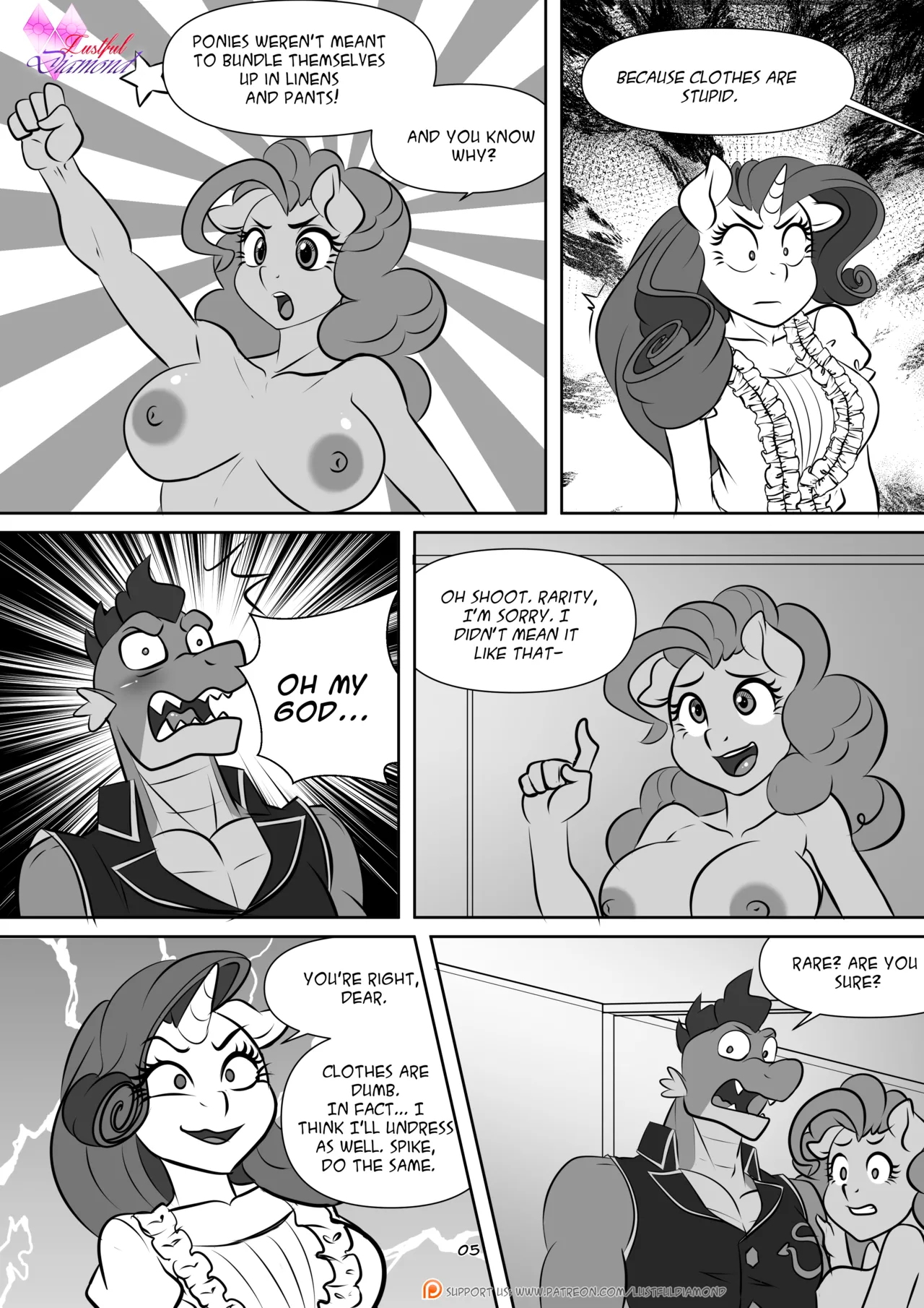 Lustful Diamond - Pink in the Halls page 7 full