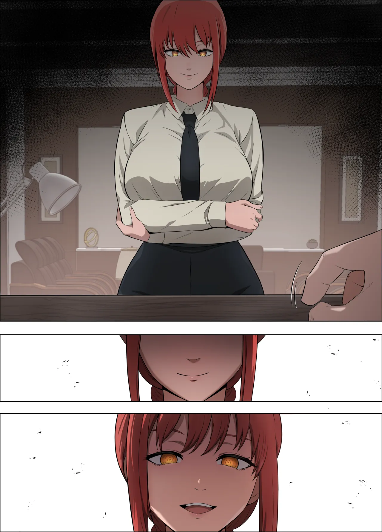 Makima vs the Inseminating Man page 6 full