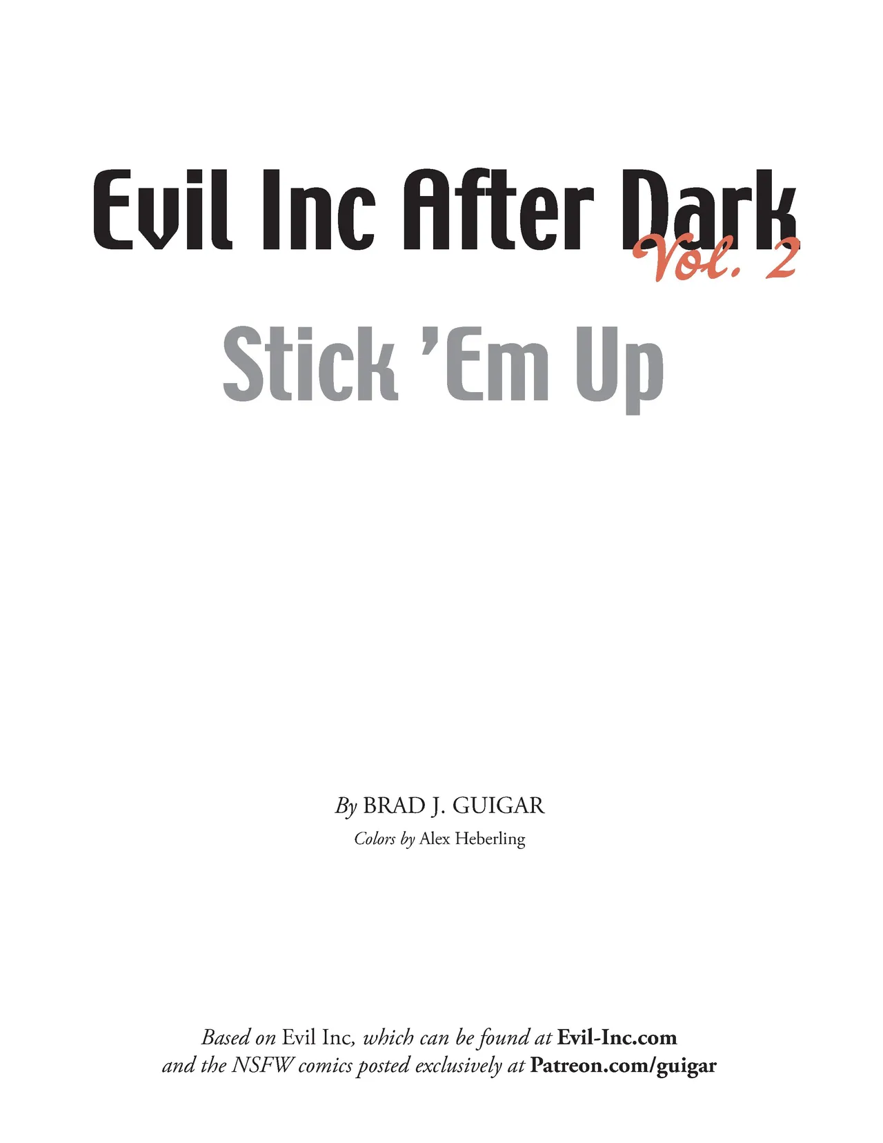 Evil Inc. After Dark Vol.2 - Stick 'Em Up page 2 full