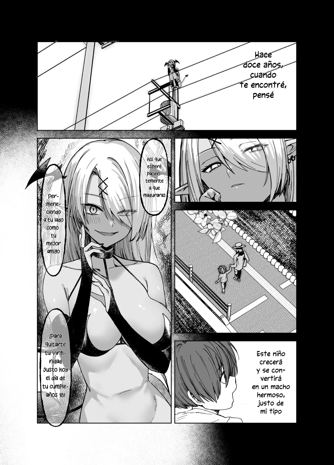Uso TS ~Shinjiteita Shinyuu ga Boku no Doutei o Nerau Dosukebe Inma datta Hanashi~｜Mentira TS ~La Historia De Cómo Mi Mejor Amigo, En Quien Confiaba, Resultó Ser Una Súcubo~ page 12 full