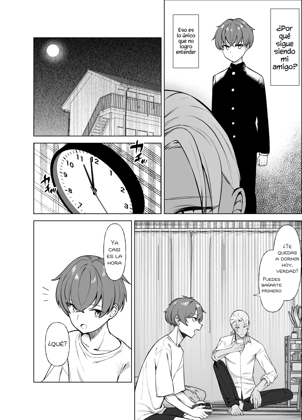 Uso TS ~Shinjiteita Shinyuu ga Boku no Doutei o Nerau Dosukebe Inma datta Hanashi~｜Mentira TS ~La Historia De Cómo Mi Mejor Amigo, En Quien Confiaba, Resultó Ser Una Súcubo~ page 7 full