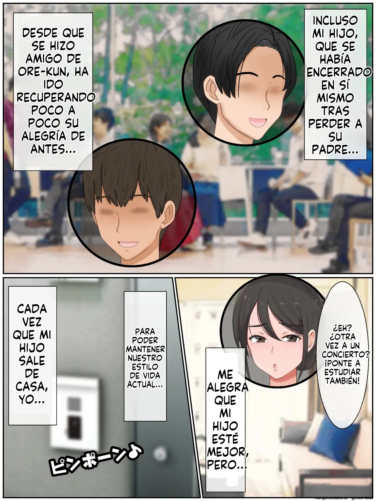 Musuko no Tomodachi to Tanetsuke Sex Kozukuri Mansion no Kyonyuu Haha 1  MTL page 3 full