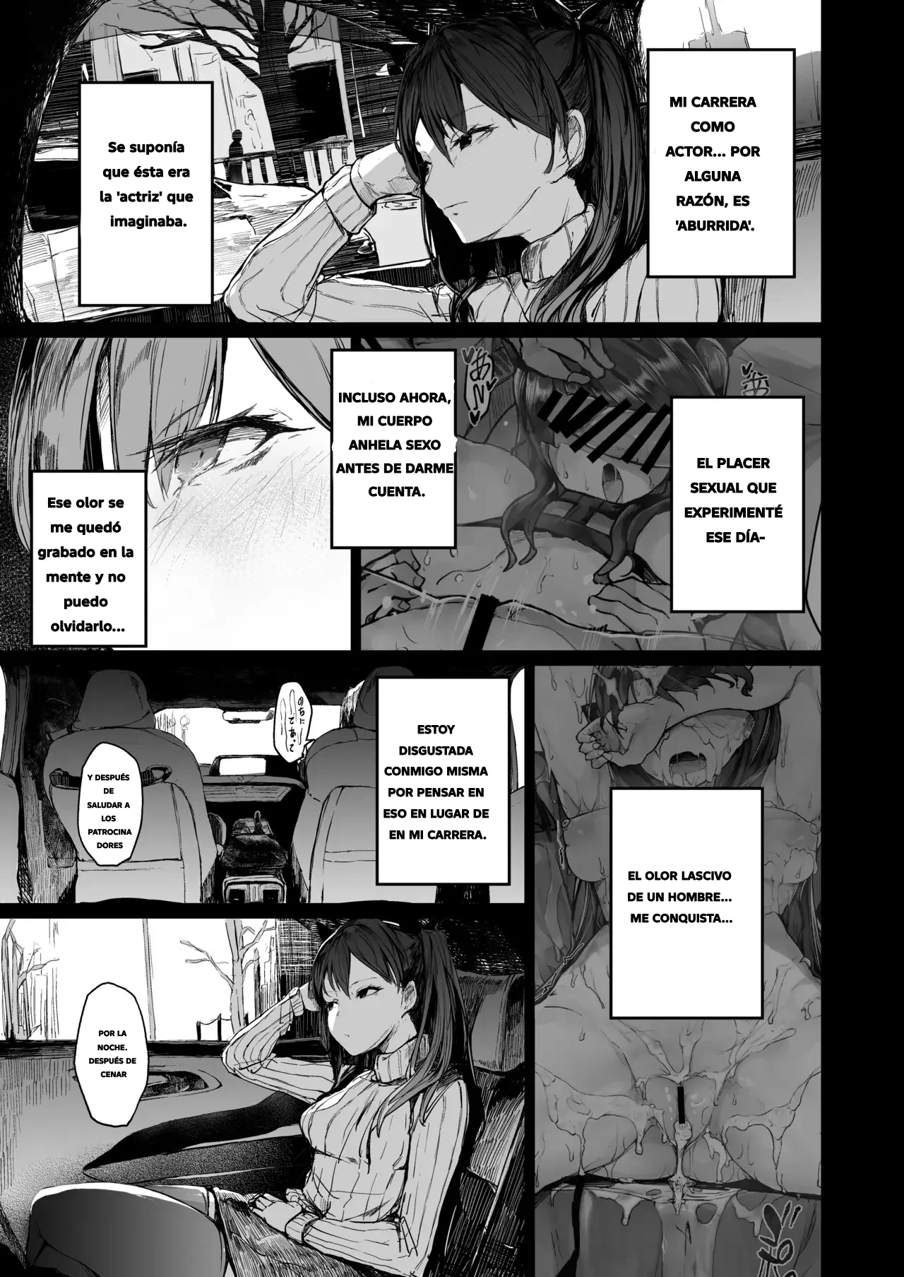 Kairaku Ochi shita Joyuu no Matsuro Kouhen｜La Caída de la Actriz Corrompida por Placer - PT2 page 12 full