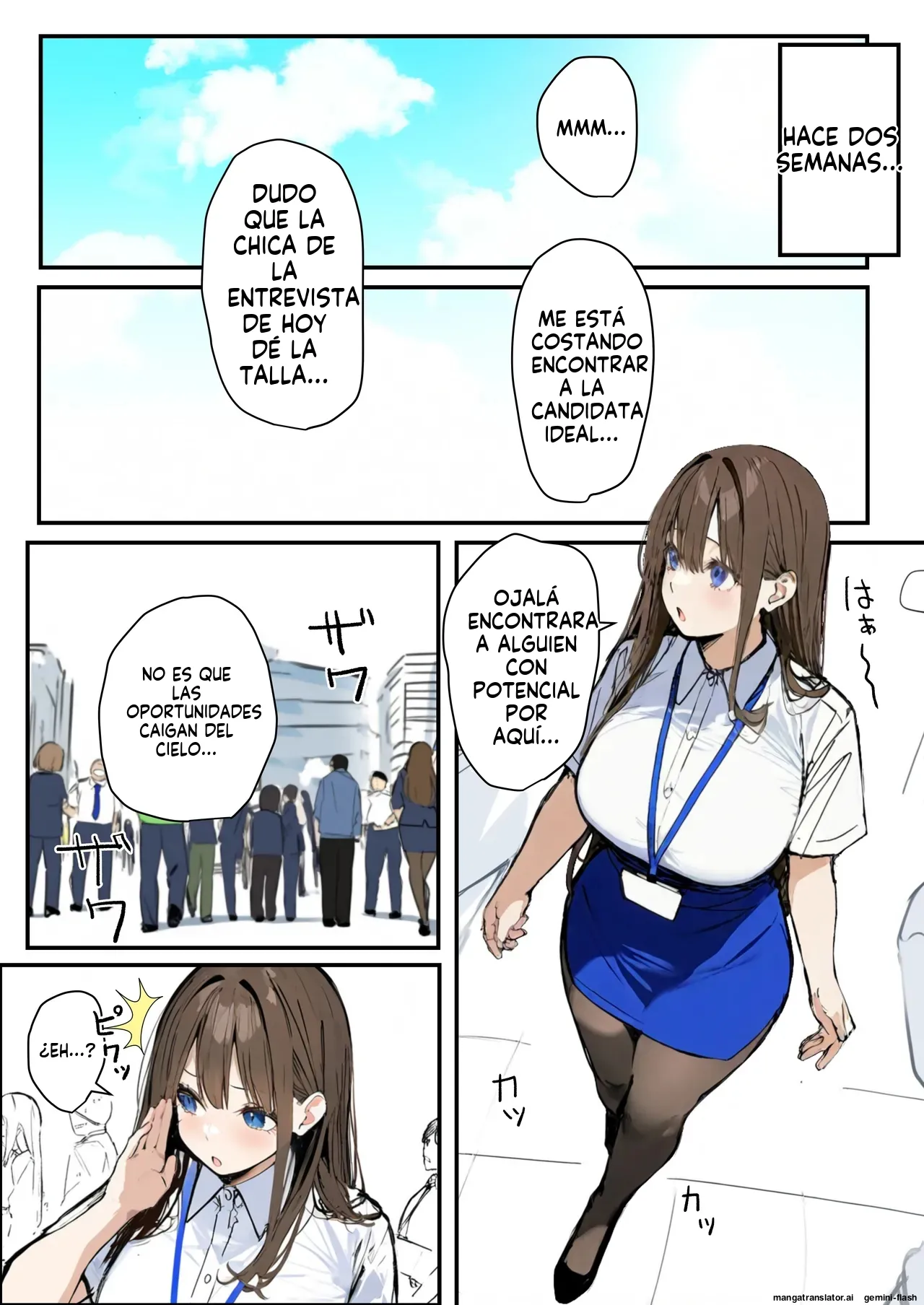 Shinsotsu-chan x Kashiwagi-san ~Seishori-ka e Netorase Shukkou -  たまごやき  MTL page 5 full