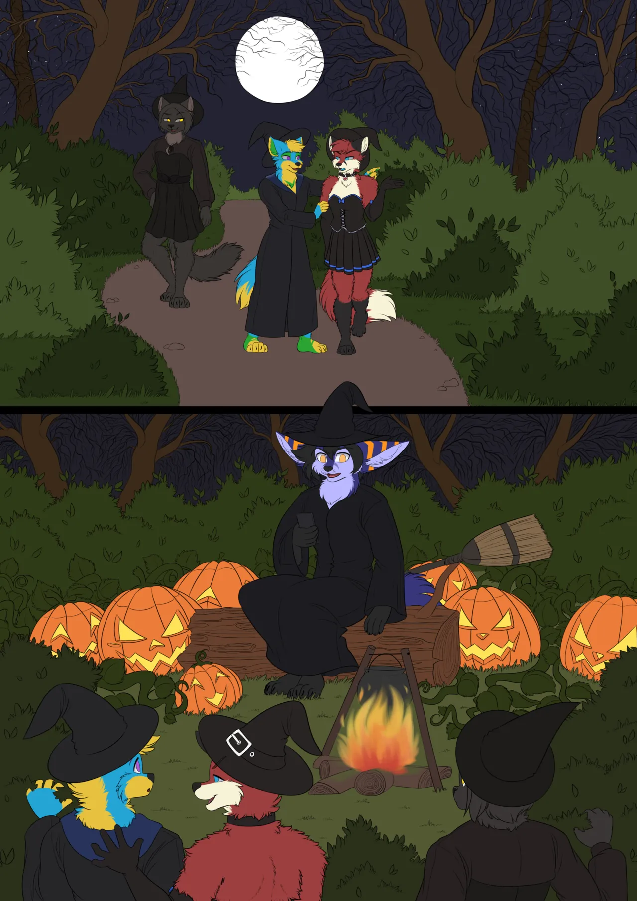 Halloween Witches page 10 full