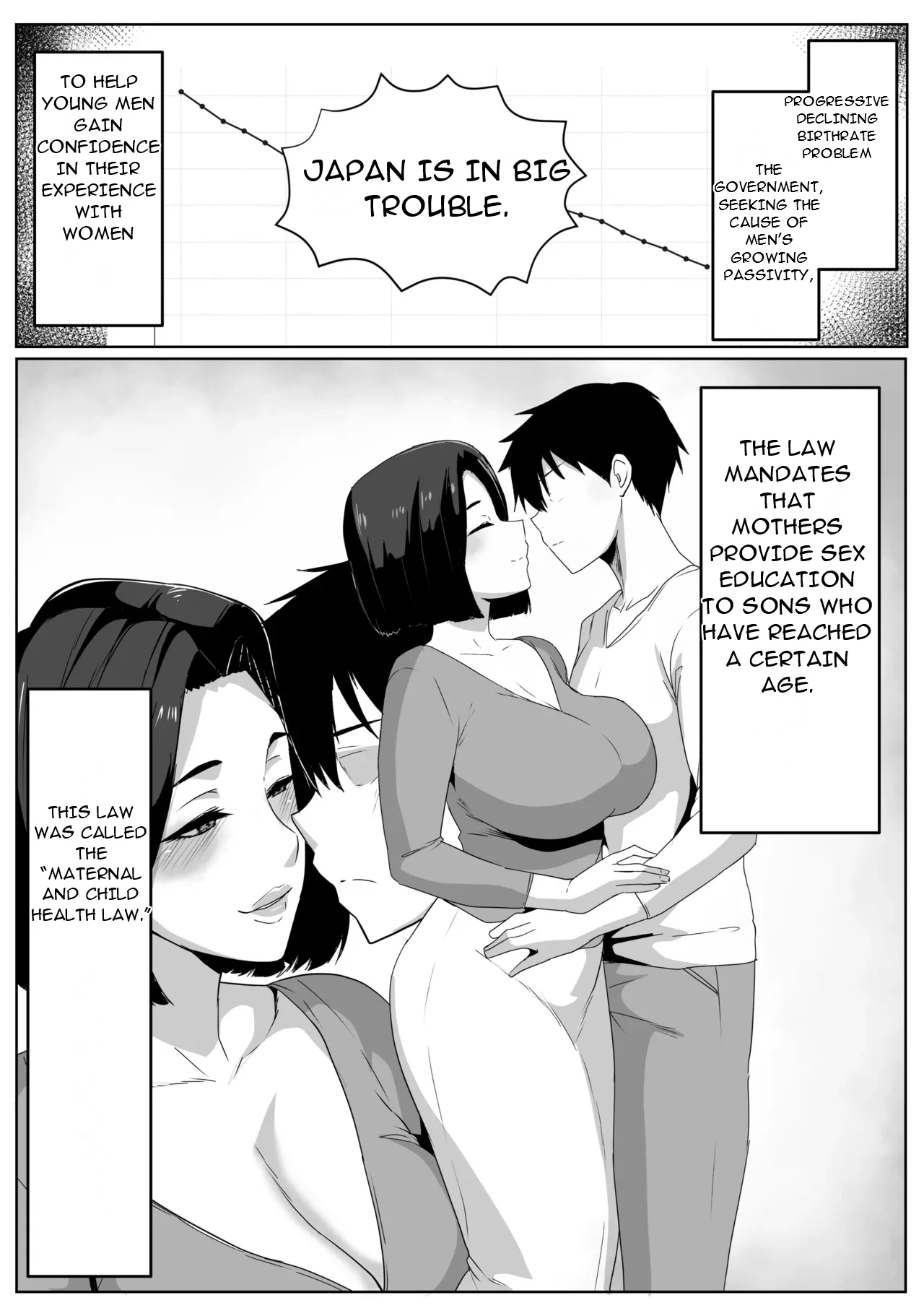 Boshi seikyōiku gimu-ka hōan Shimosato-ka - Law Making Sex Education Compulsory for Mothers and Children; Shimosato Family page 4 full