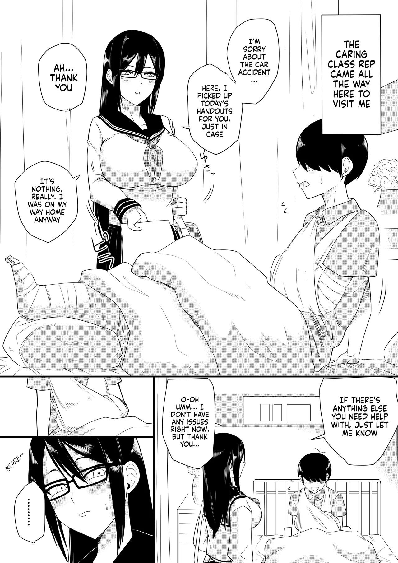 Sewayaki na Kyonyuu Gakkyuu Iinchou Sono 1-20 | The Kind and Caring Busty Class Rep Ch.1-20 page 3 full