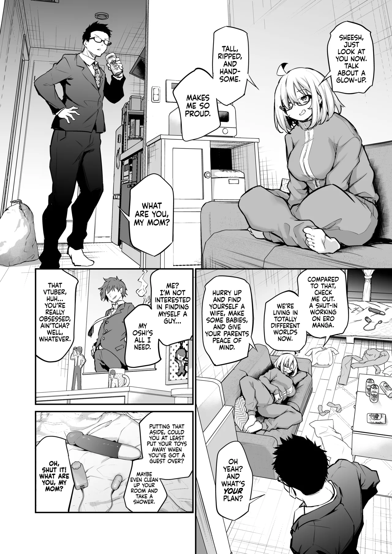 Furo Kyan Inkya Onna, Hatsu Kareshi Chinpo de Mesu ni Naru | A Shower-Hating, Shut-in Girlfailure Becomes a Woman From Her First Boyfriend’s Cock! page 5 full