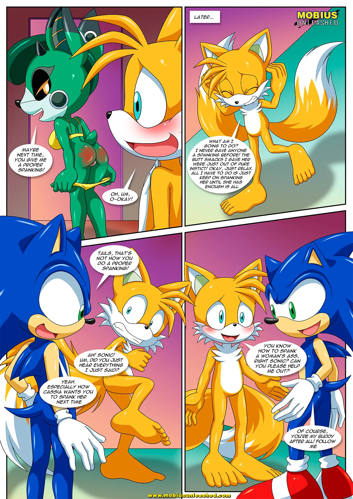 Mobius Unleashed: Sonic's Guide To Spanking page 4 full