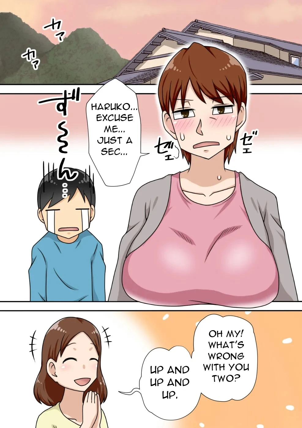 Inkya no Oi to Oba to MAMA to 3P - Introverted Nephew - Threesome with Nephew, Aunt and Mom page 8 full