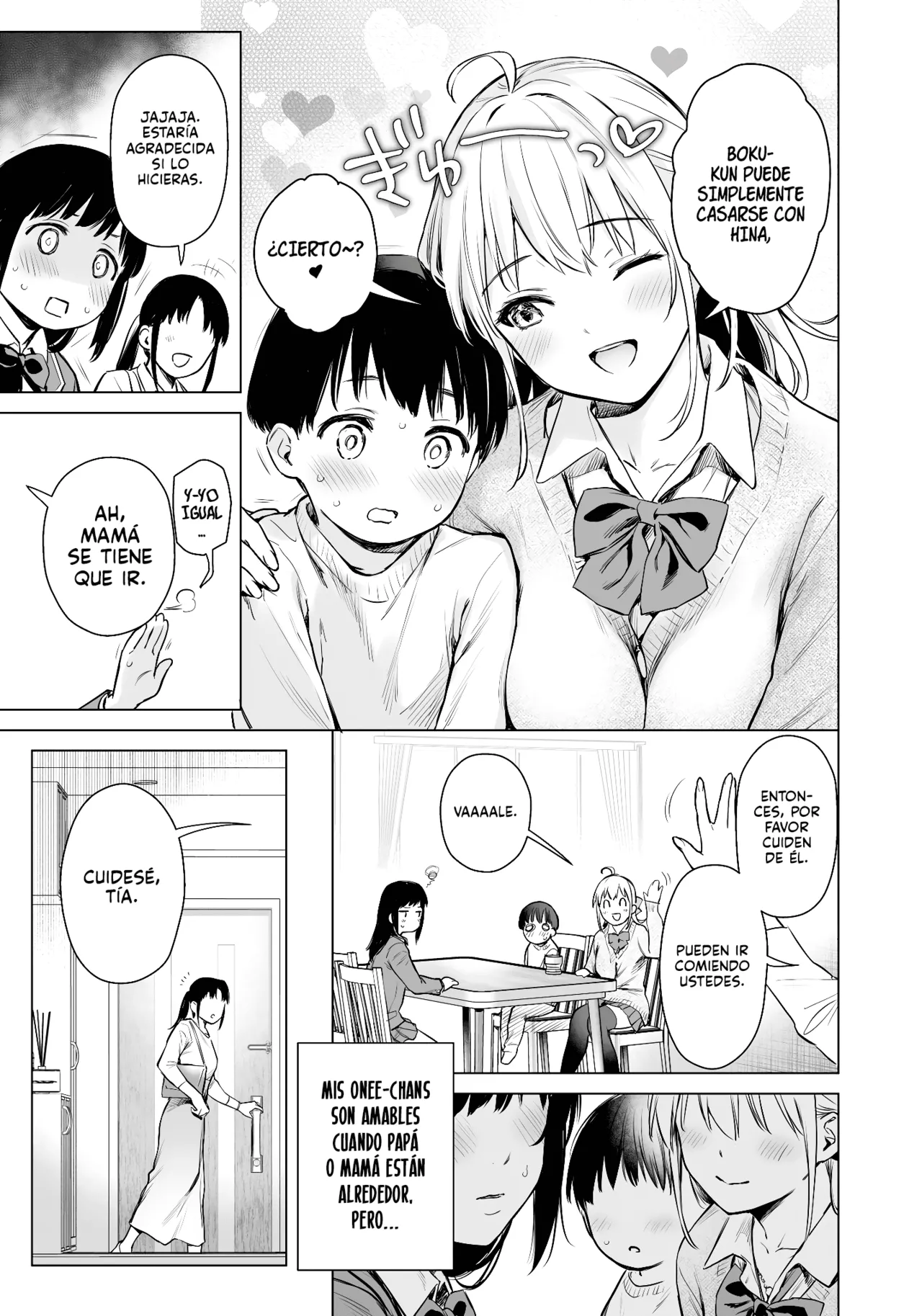 Naisho no Seifuku ~Ie ya Hotel de Oboetate no Ecchi o Shinseki no Bijin JK Shimai ni Butsukemasu~ | Uniforme Secreto ~Pondré a prueba mis nuevas experiencias sexuales con mis hermosas primas, tanto en casa como en un hotel~ page 5 full