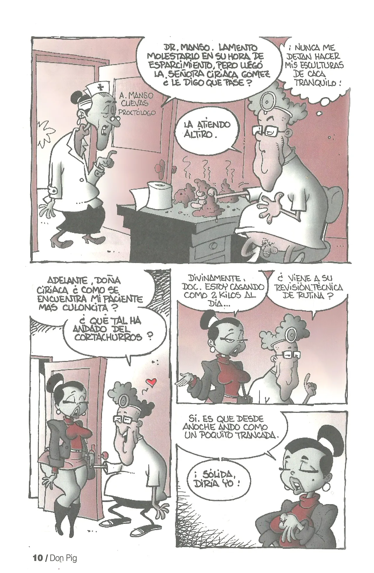 DON PIG COMIX  - 16 suplemento de la Revista 100% page 10 full