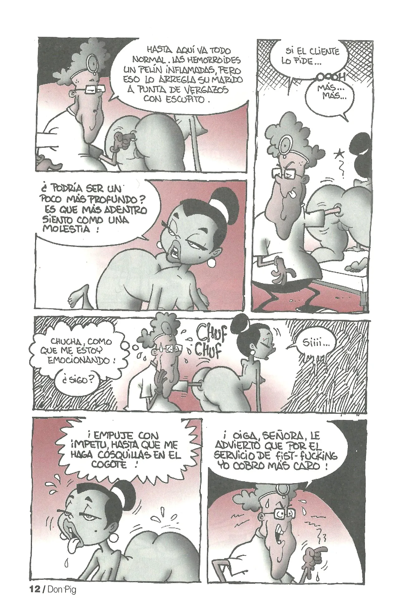 DON PIG COMIX  - 16 suplemento de la Revista 100% page 12 full