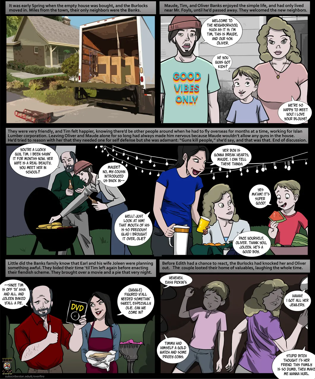 The Evil New Neighbors page 1 full