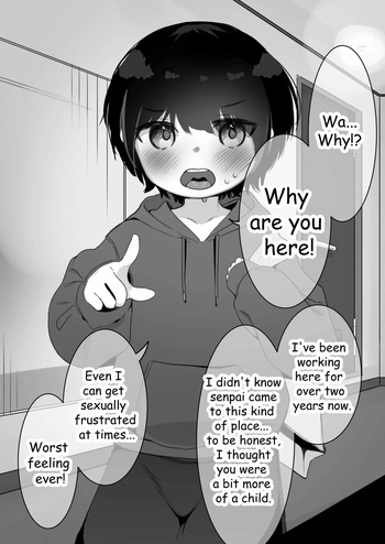 [Sena] Joseimuke Fuuzoku ni Zemi no Senpai ga Raiten Shita I Senpai came to the sex club [English] cover