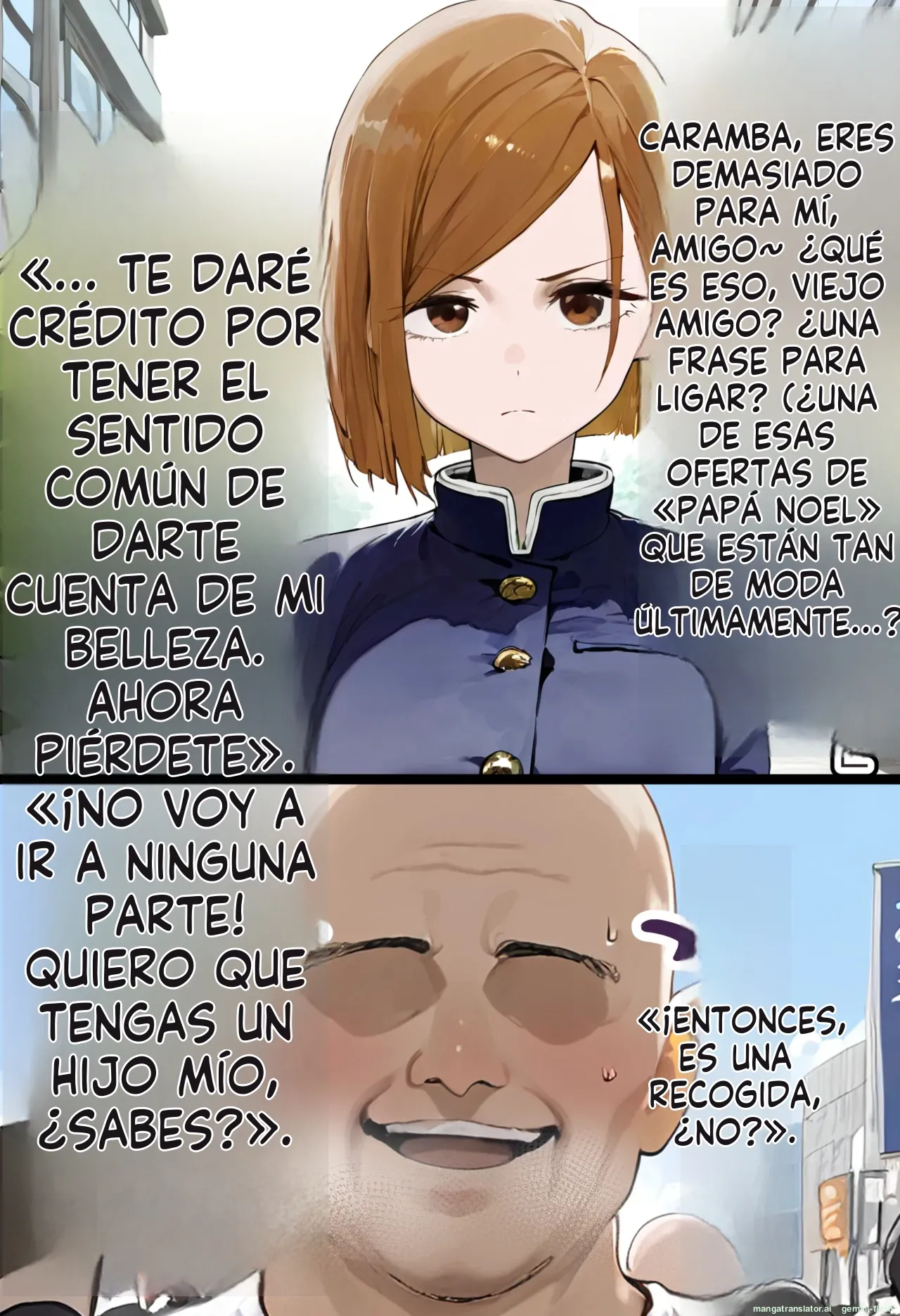Otokomasarina tsuyoki bishojo kugisaki nobara-chan wa haramase ojisan no dekamarafakku de soku haiboku!  MTL page 8 full