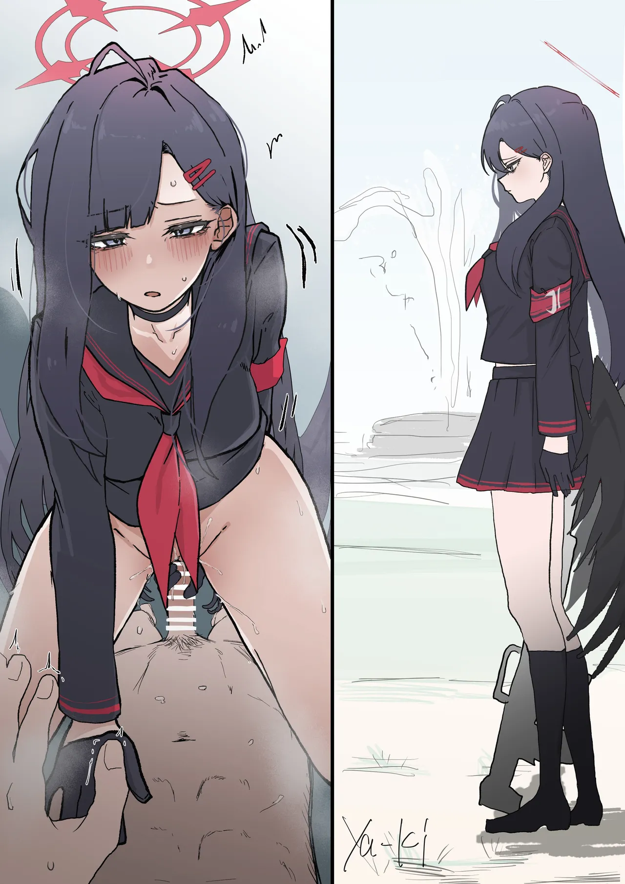 仲正が嫉妬してえっちしちゃうおまけ漫画2ページ page 5 full