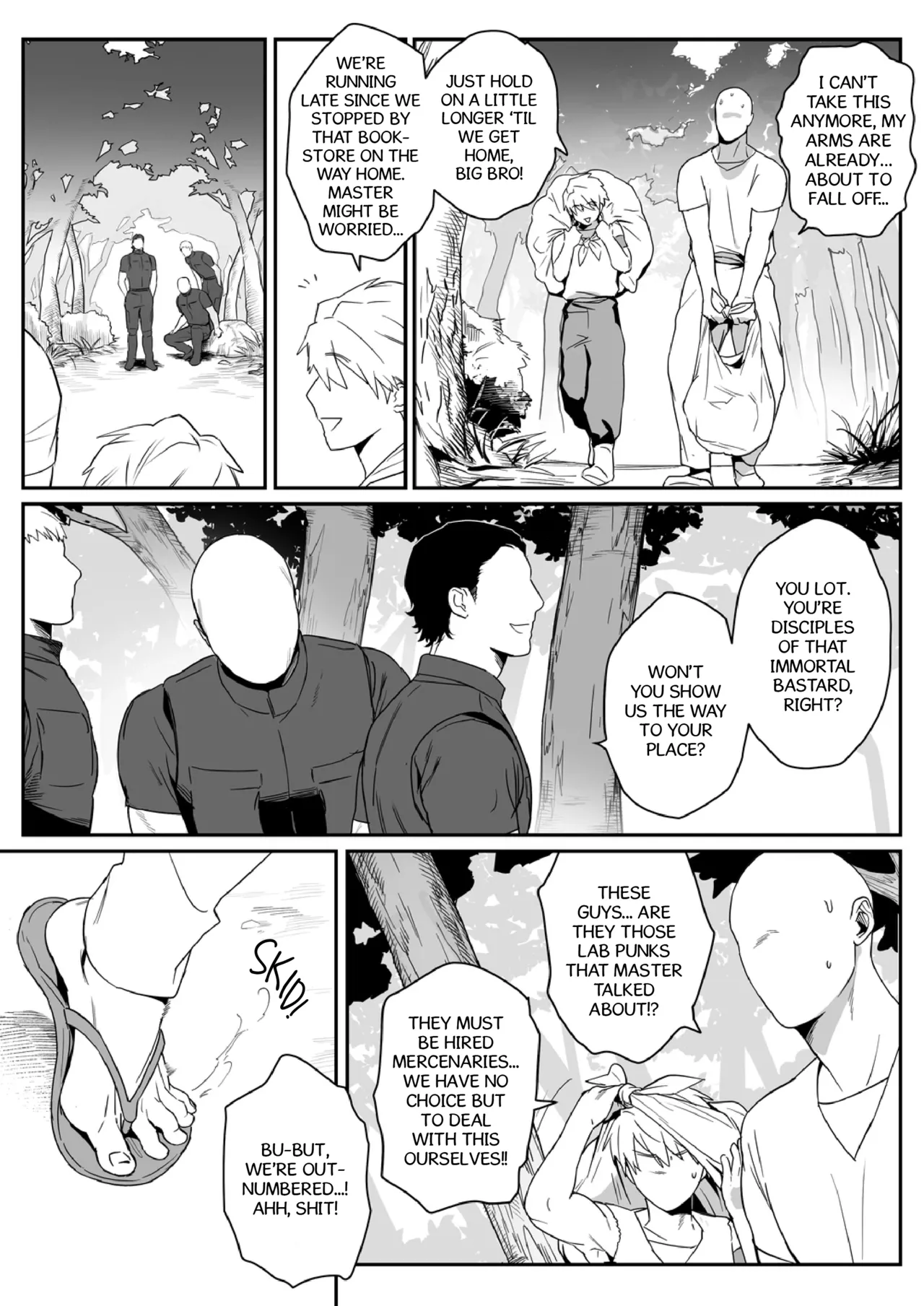 The Immortal Master’s Manga page 1 full
