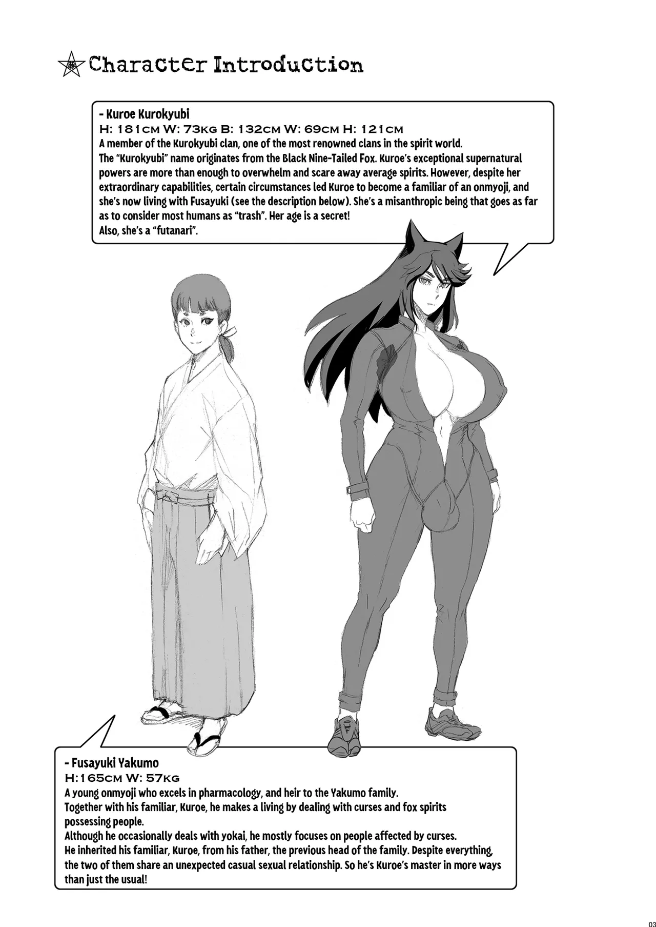 Nihon Tsuntsun Futanari Youko o Butabuta ni Shitsukechau Ohanashi page 3 full