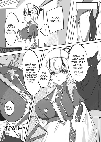 [Muteppo] Sena-san Ecchi Manga (Blue Archive) [English] cover