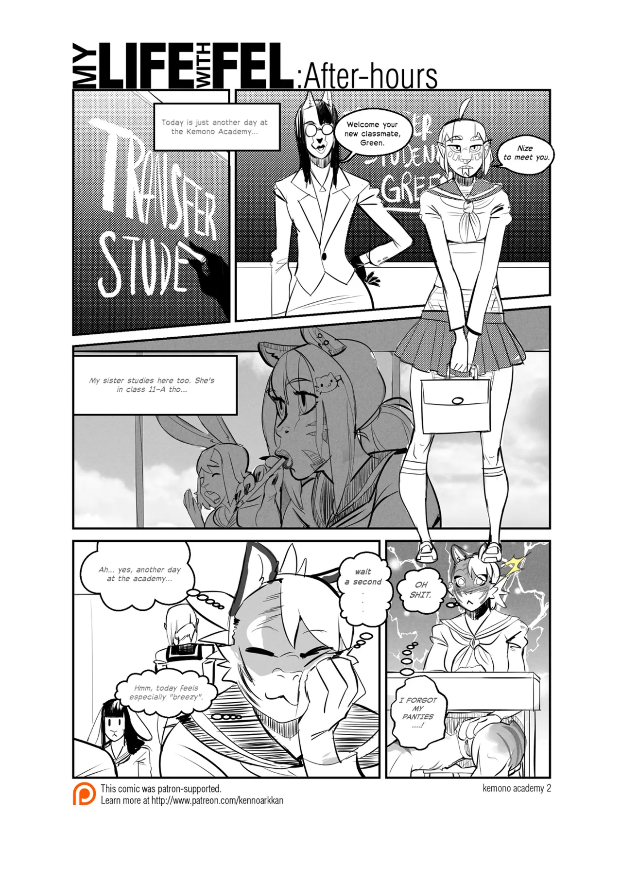 After-Hours: Kemono Academy page 3 full