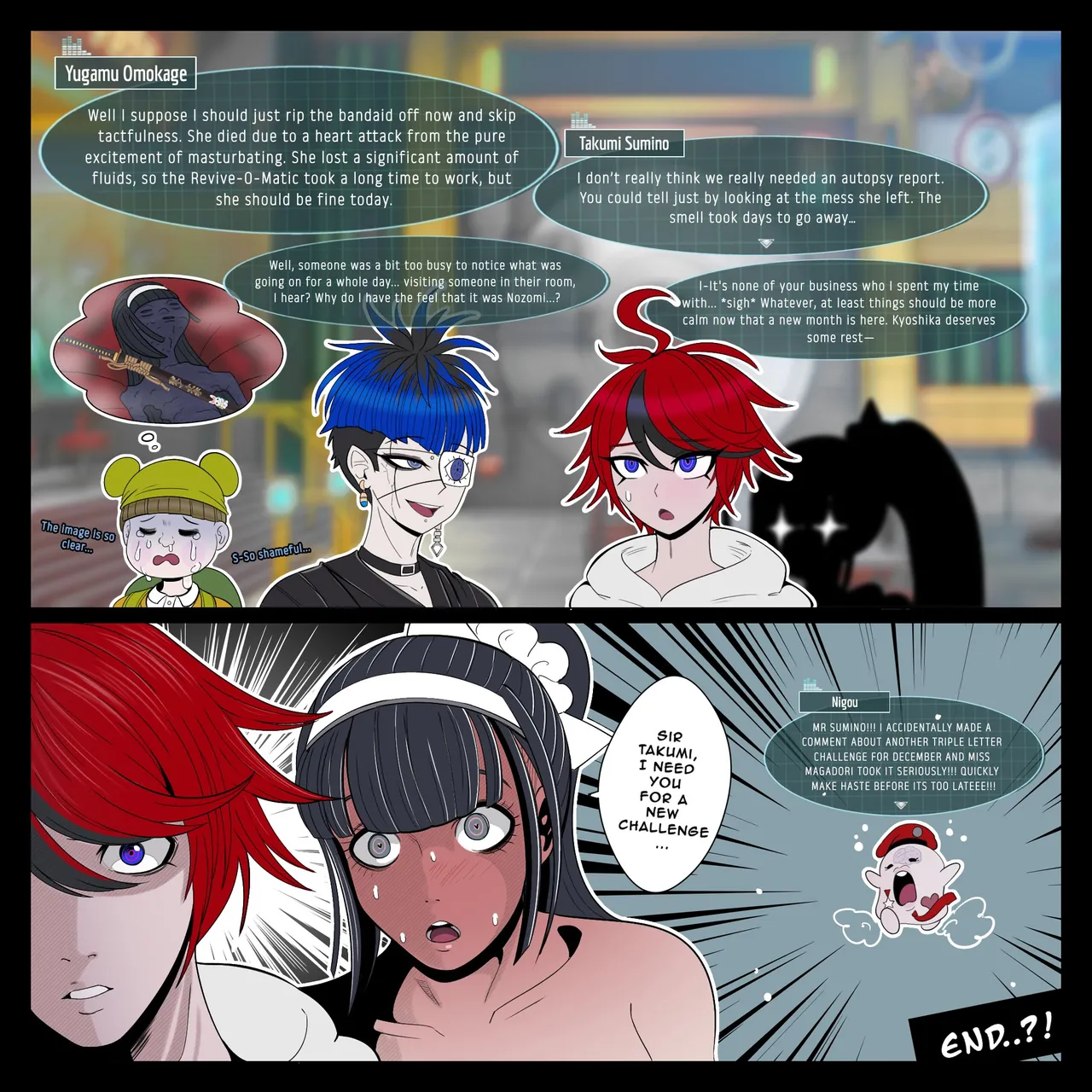 Hundred Line Last Defense Academy- Kyoshika's No Nut November page 11 full