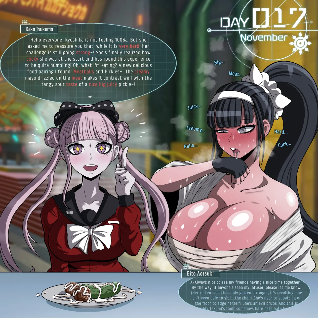 Hundred Line Last Defense Academy- Kyoshika's No Nut November page 5 full