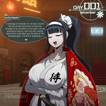 [Naverart] Hundred Line Last Defense Academy- Kyoshika's No Nut November cover