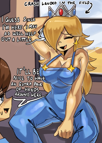 [MoxyDraws] Rosalina Overalls Set (Super Mario Bros) cover
