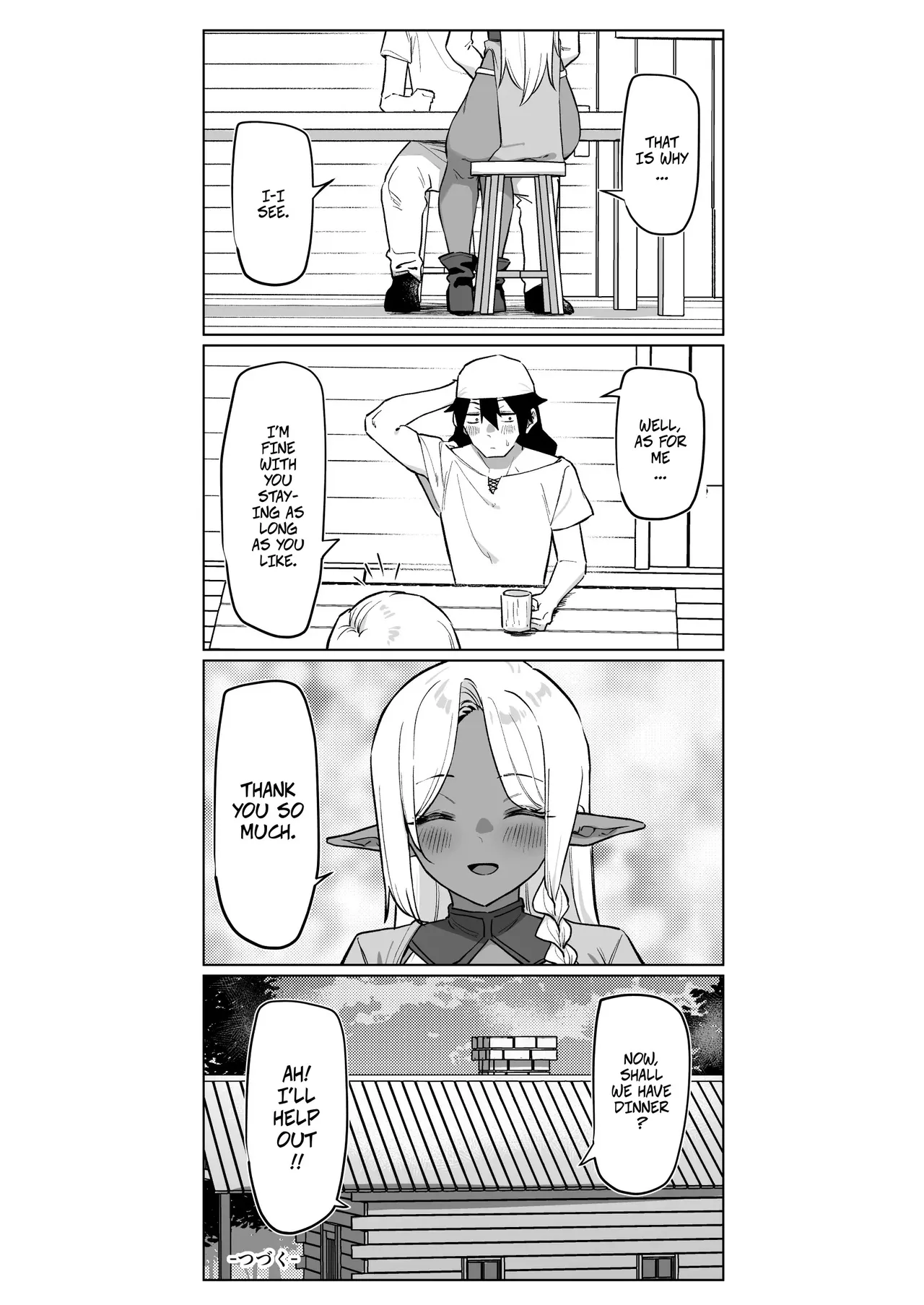 Helping a Dark Elf and Getting a Favor In Return 1.5 -- Kasshoku Elf o Tasuketara Ongaeshi Sareta Hanashi 1.5 page 5 full