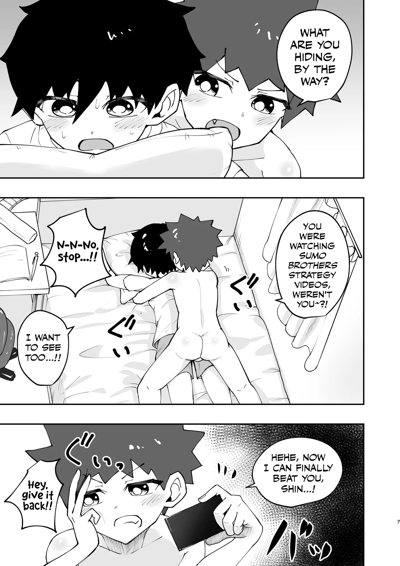 Shota, Hajimete Doushi. page 7 full