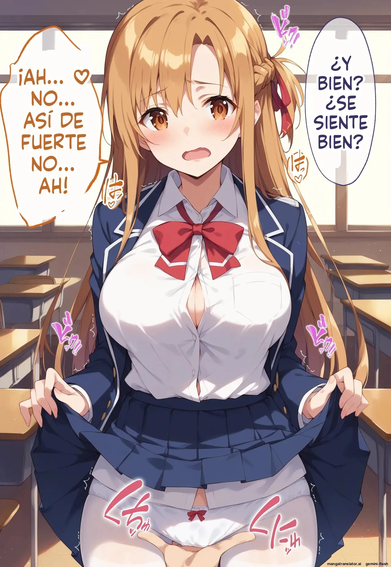 Kikan Mono Gakuen No Kyonyū Konbi Ga cuii Ojisan Ni Netora Re yun Masa Reru Hanashi  MTL page 10 full