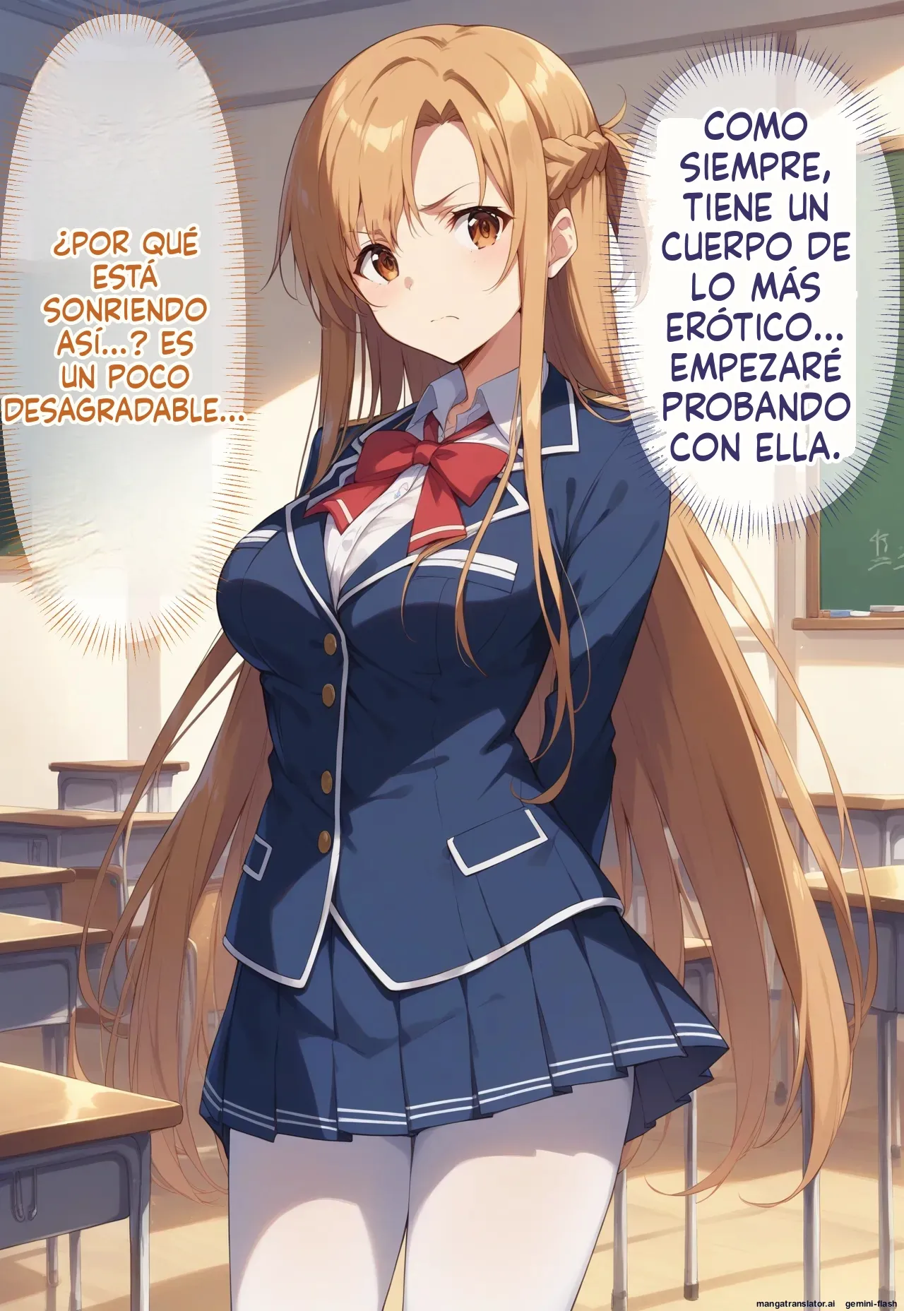 Kikan Mono Gakuen No Kyonyū Konbi Ga cuii Ojisan Ni Netora Re yun Masa Reru Hanashi  MTL page 6 full