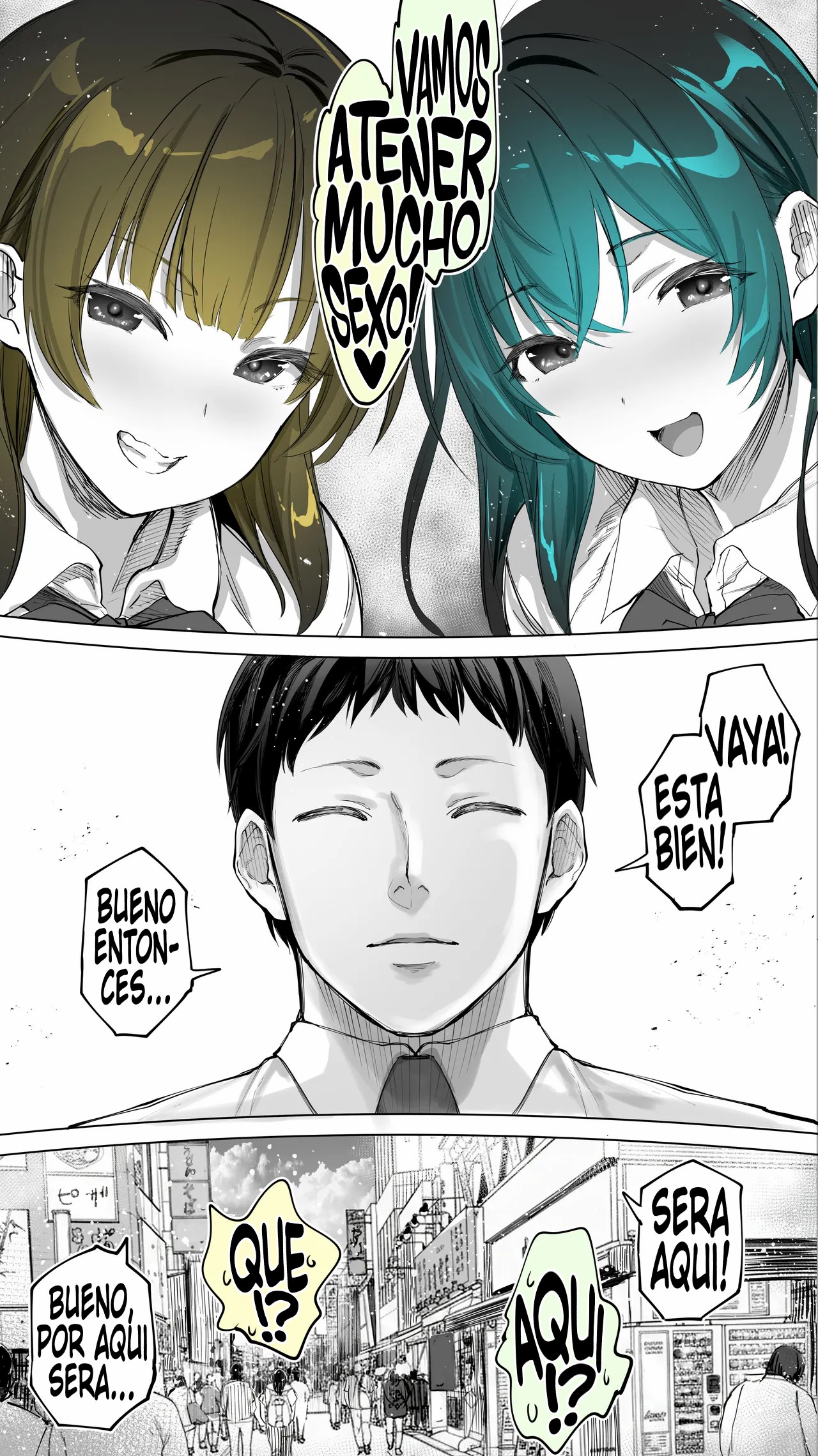 Jimoto no Hame Tomo. ''Kinjo no Niransei Futago C, U'' Mumou-ban｜Mis Amigas Íntimas de mi Ciudad Natal.  Versión sin vello page 11 full